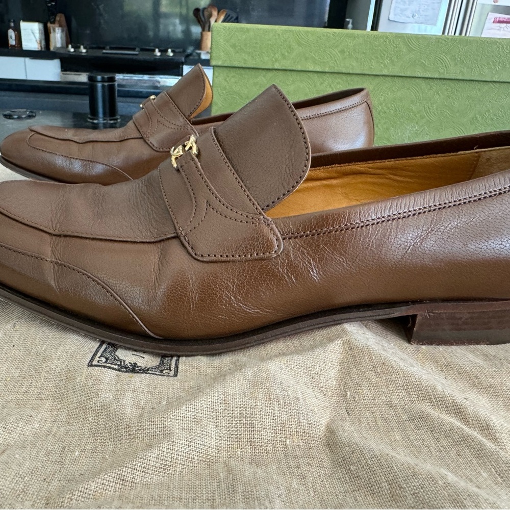 GUCCI interlocking G loafers. Worn just two times!
